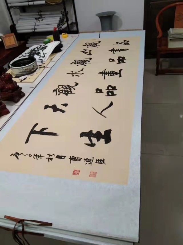 书画作品赏析:曹连臣老师的书法作品师法前贤碑帖,博采众长,兼容并蓄