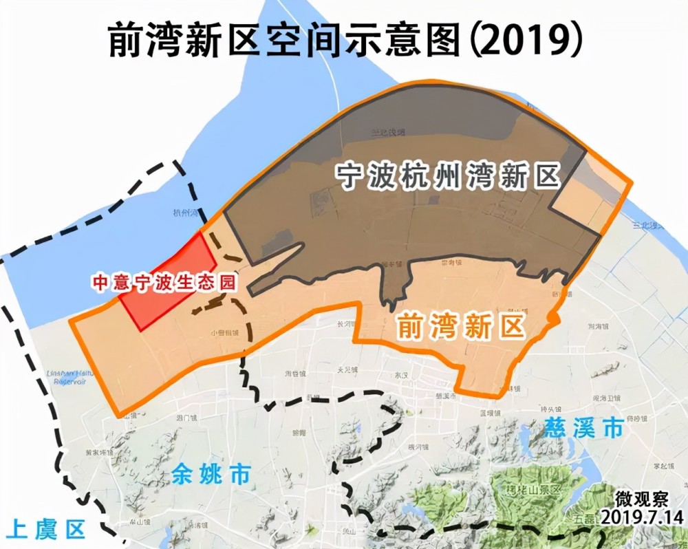 前湾新区规划示意图