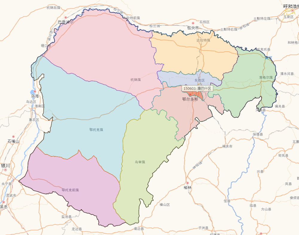 鄂尔多斯市人口一览:准格尔旗35.92万人,康巴什区11.88万人