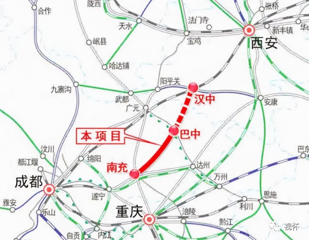 汉巴南快速铁路大大拉近川陕两省的时空距离,加速两省