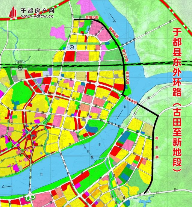 于都将修建东外环路,路线全长约6.922