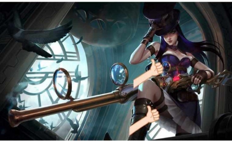 lol手游女警即将上线看到原画后玩家惊呼她的大长腿不见了