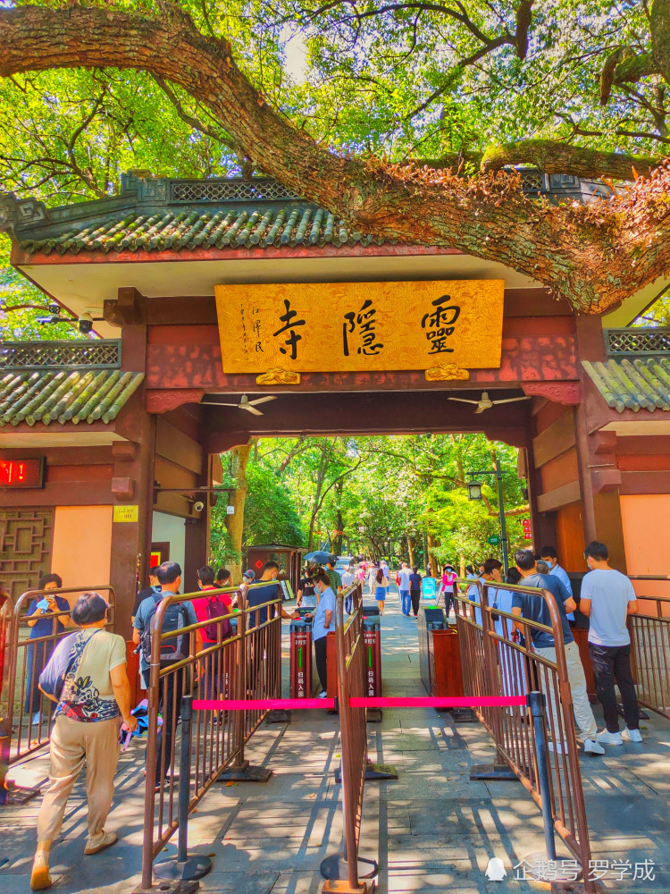 罗学成:秋访灵隐寺