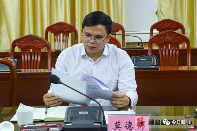 藤县召开实施乡村振兴战略指挥部督考奖惩专责小组会议