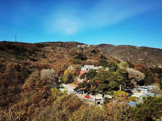 秋游北京金顶妙峰山,万岭参天朝古寺,一峰拔地镇群山