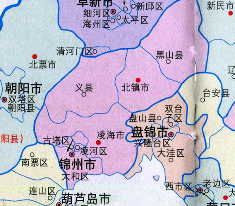 锦州人口分布图:太和区45.76万,凌海市41.25万