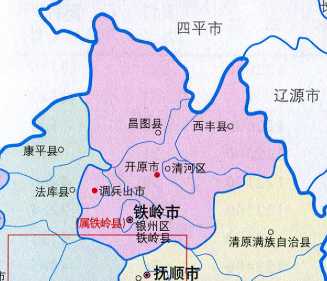 铁岭市人口分布图铁岭县3244万清河区847万