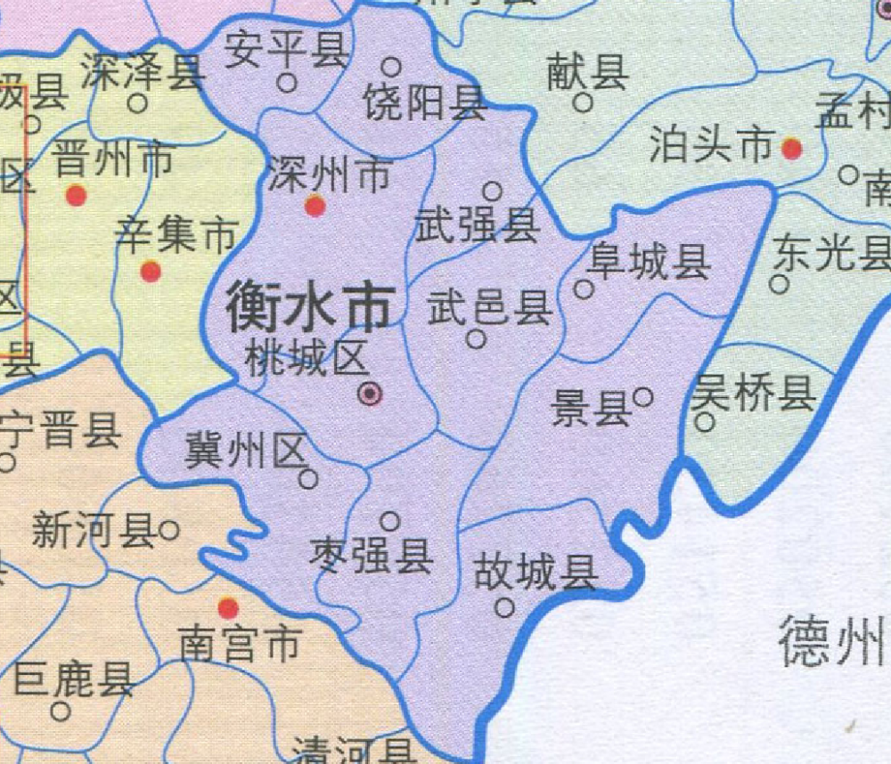衡水各区县人口一览:景县46.39万,冀州区30.49万