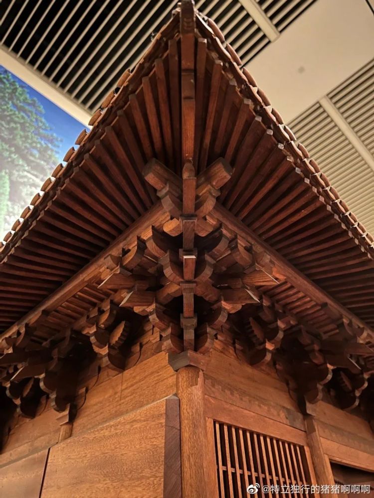 在国博晋赏古建风采三五台县南禅寺大殿模型