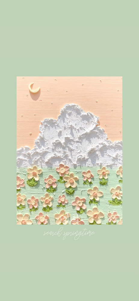 油画棒壁纸绝绝子