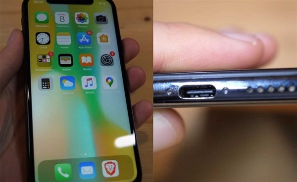 x的,这个usb-c端口可用于为iphone充电和数据传输