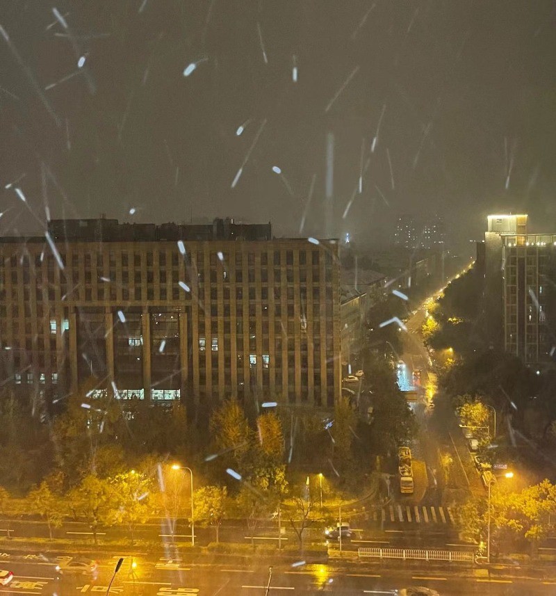 北京多区雪花纷飞,你那里下雪了吗?一起来欣赏