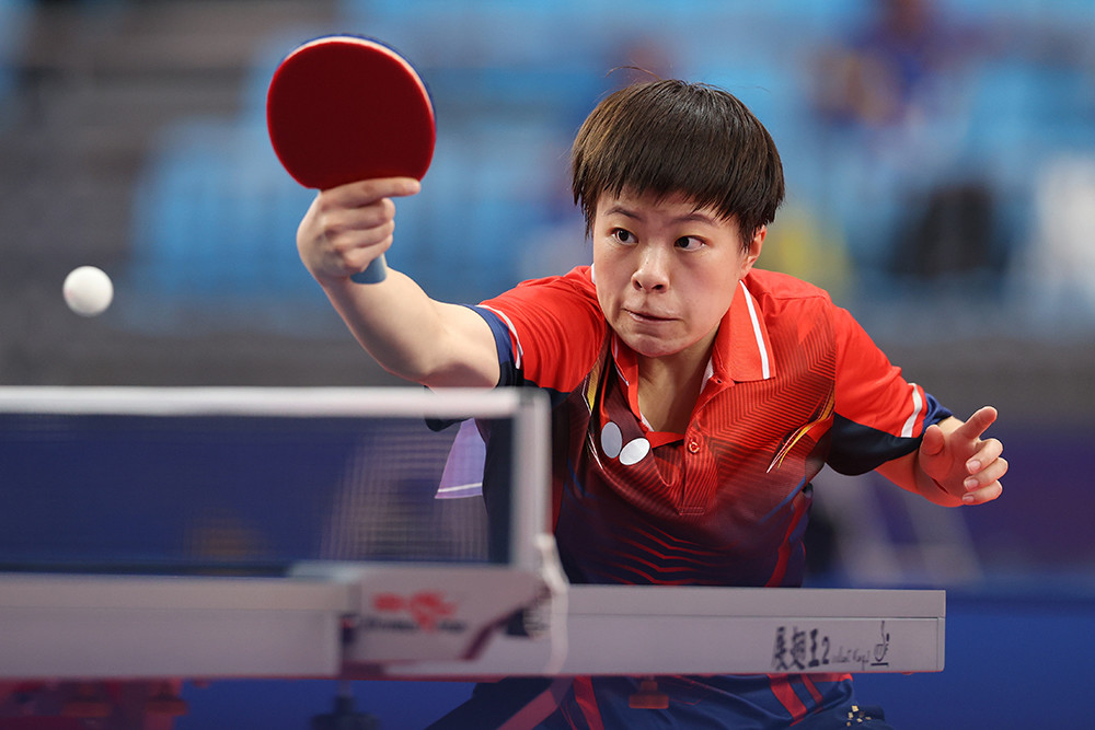 国乒女单名将再立功!王艺迪4-2淘汰印度一姐,晋级决赛