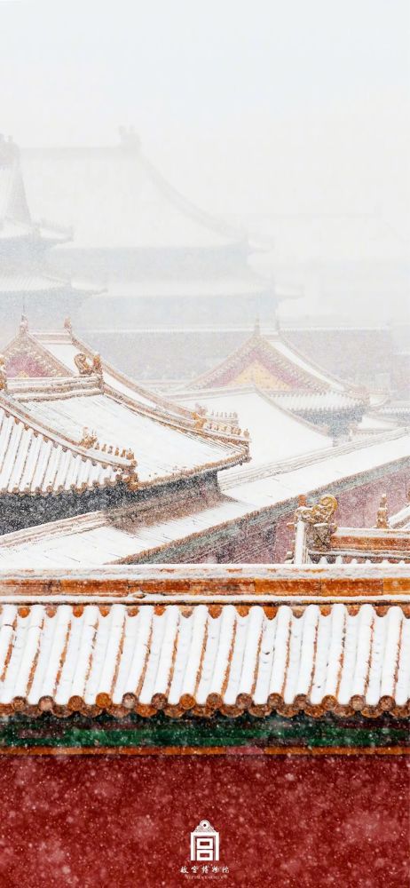 一下雪,故宫就变成了紫禁城.壁纸丨头像丨文案丨网名丨手帐丨插画