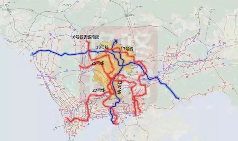 网友爆料深圳22号地铁线龙华鹭湖枢纽设计图流出