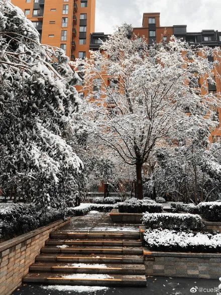 西安雪景刷屏!最新预警发布!多地交通管制,道路封闭