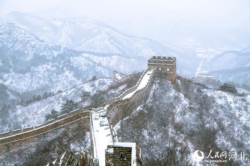 【图片直击】金山岭长城雪景如画