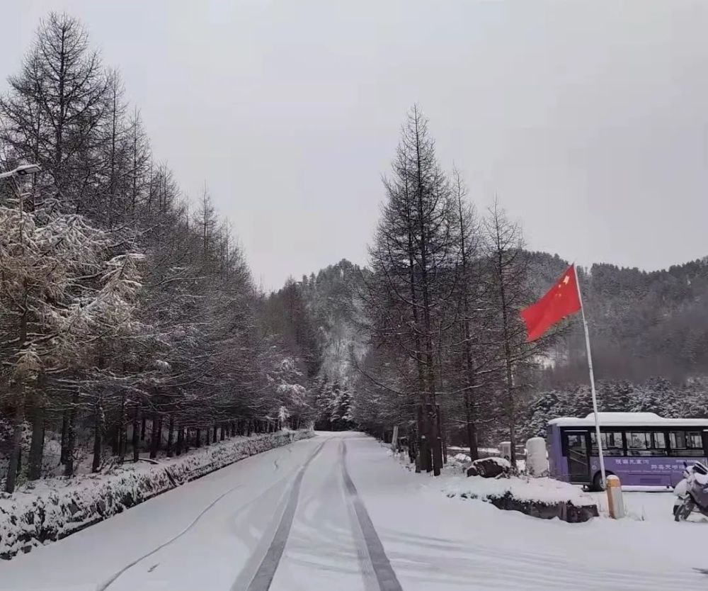 岚皋县南宫山 摄影:王绩双 平利县八仙镇 雪景来了 "雪