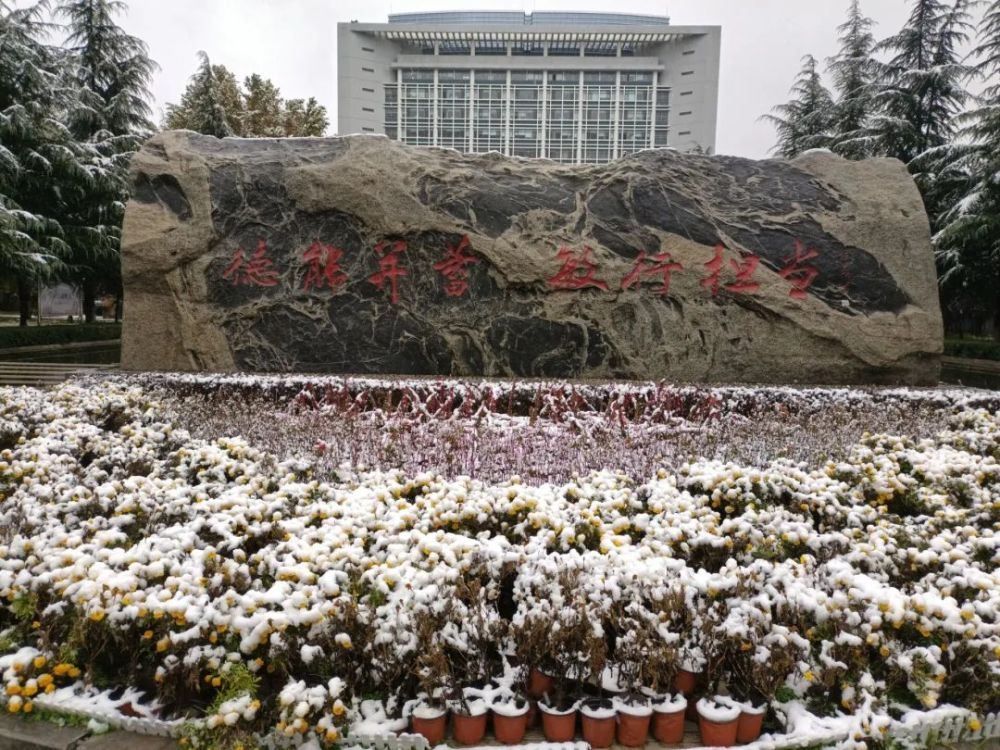立冬丨科工大的初雪拍了拍你