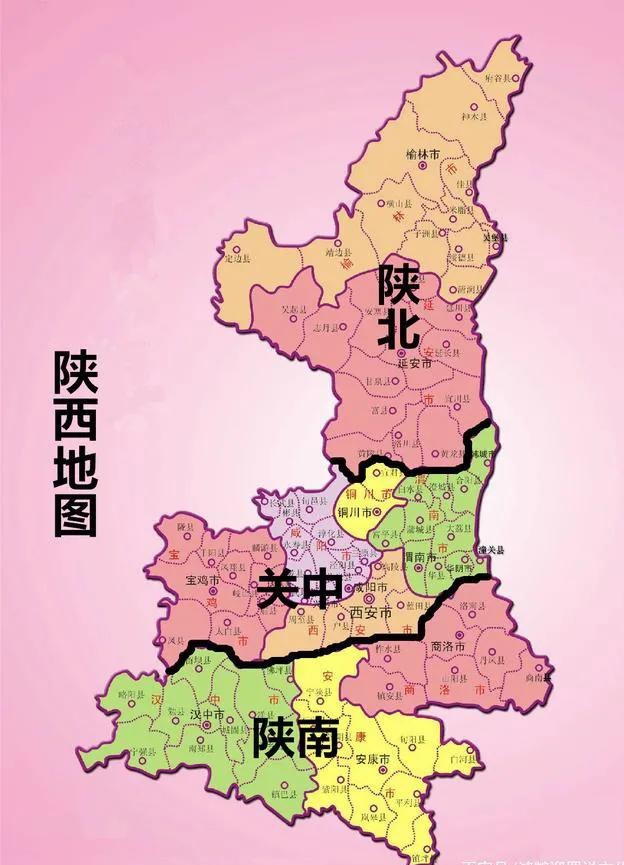 延安市,榆林市,安康市,商洛市,汉中市等各市人口经济面积概况