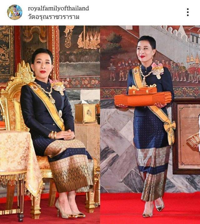 提帮功王子甚至可以让帕查拉公主跪在自己身边拍照,但是泰国王室一直
