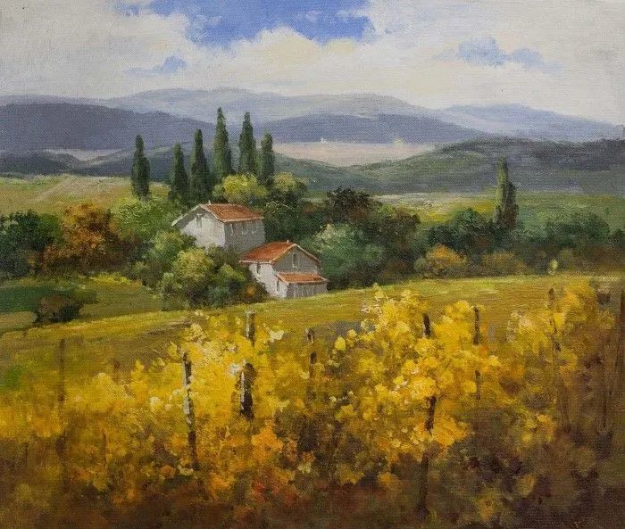 俄罗斯著名画家安德烈萨拉巴林风景油画作品欣赏