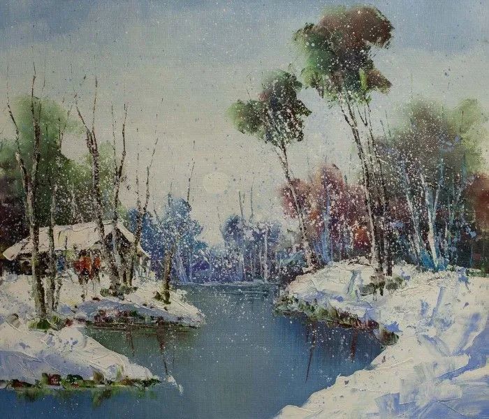 俄罗斯著名画家安德烈萨拉巴林风景油画作品欣赏