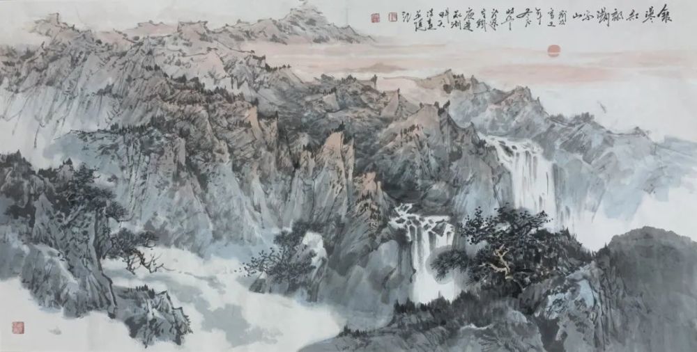 贾天浩丹青颂祖国翰墨迎冬奥金尚名家作品联展