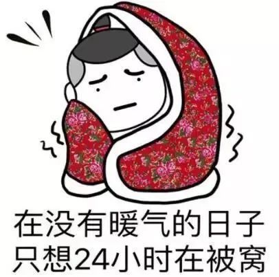 下雪了赐予你们一组好冷表情包