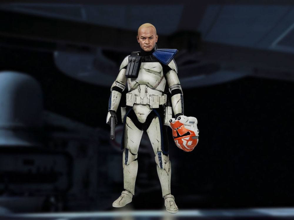 最有人气的星球大战克隆人hottoys雷克斯上尉16比例可动人偶