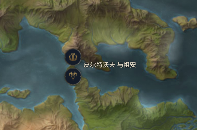 从地图可以看出皮尔特沃夫与祖安坐落在一条名为皮尔特河上面,并且