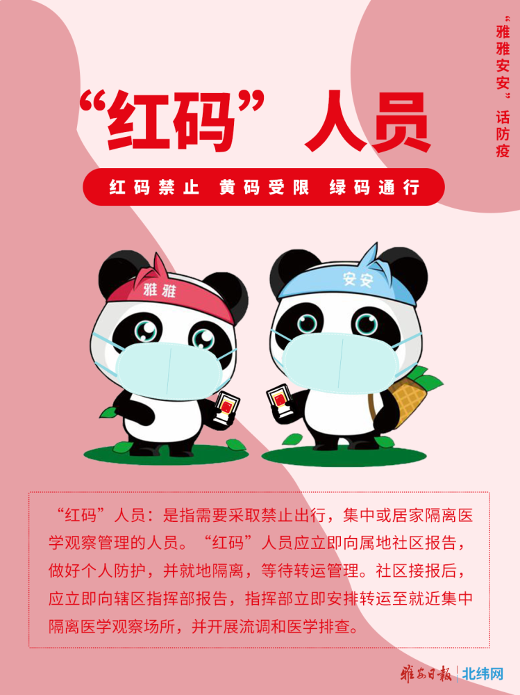 "雅雅"安安"话防疫|请时刻关注自己的健康码 一旦