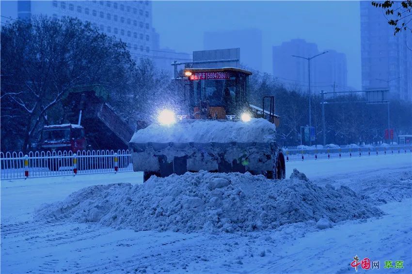 现场直击|内蒙古通辽遇特大暴雪,战风斗雪的通辽人