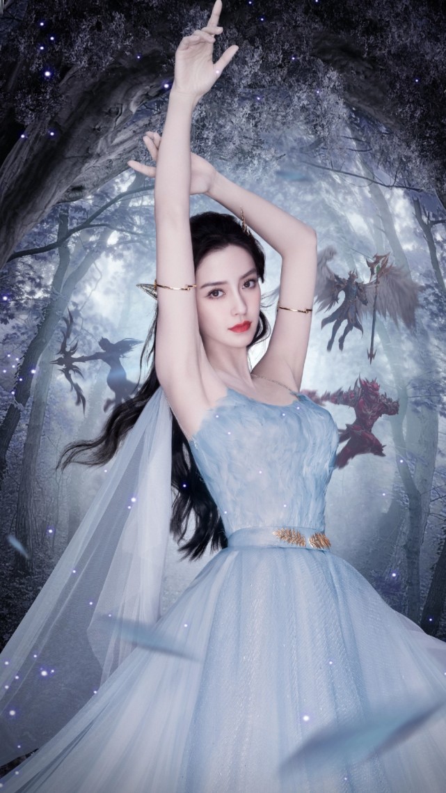 如果有仙女下凡,应该就是angelababy这样的吧?裙装造型美爆了!