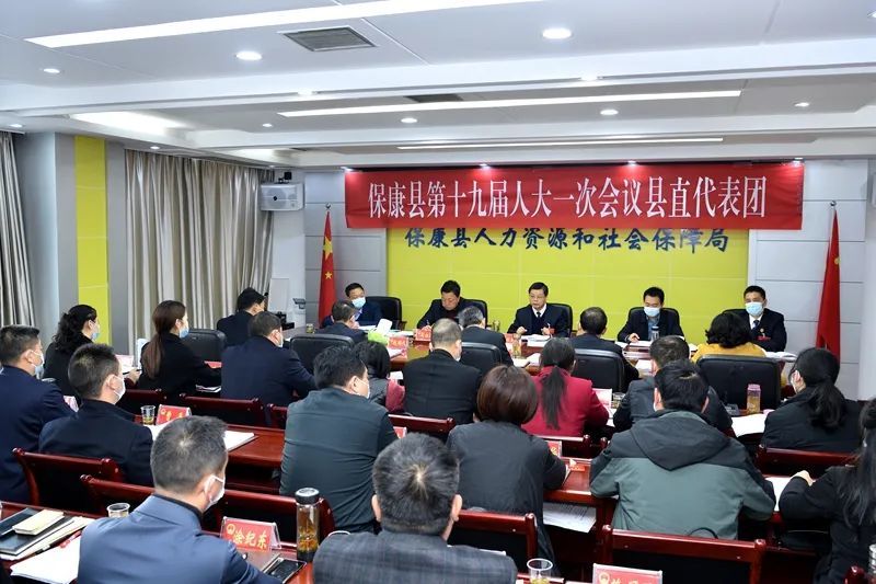 杜云峰参加保康县第十九届人民代表大会第一次会议马桥后坪代表团和县