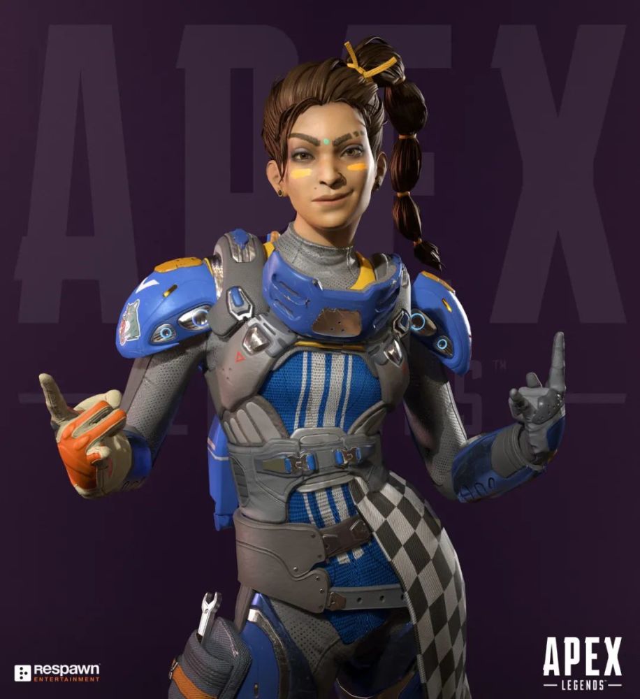 纹理和质感双佳《apex》角色模型分享-7.game