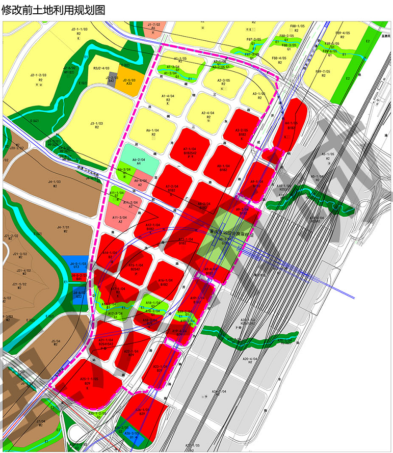 最新土地调规 涉及东站道路调整,龙兴古镇维护,悦来教育扩容等
