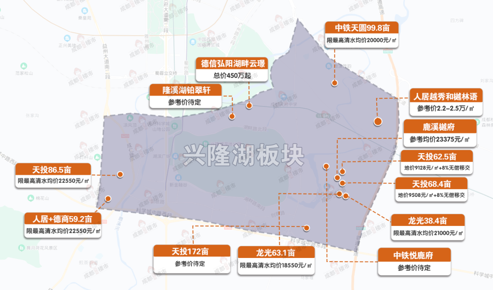 房企争相杀入,多盘上新,兴隆湖的高光时刻来了?