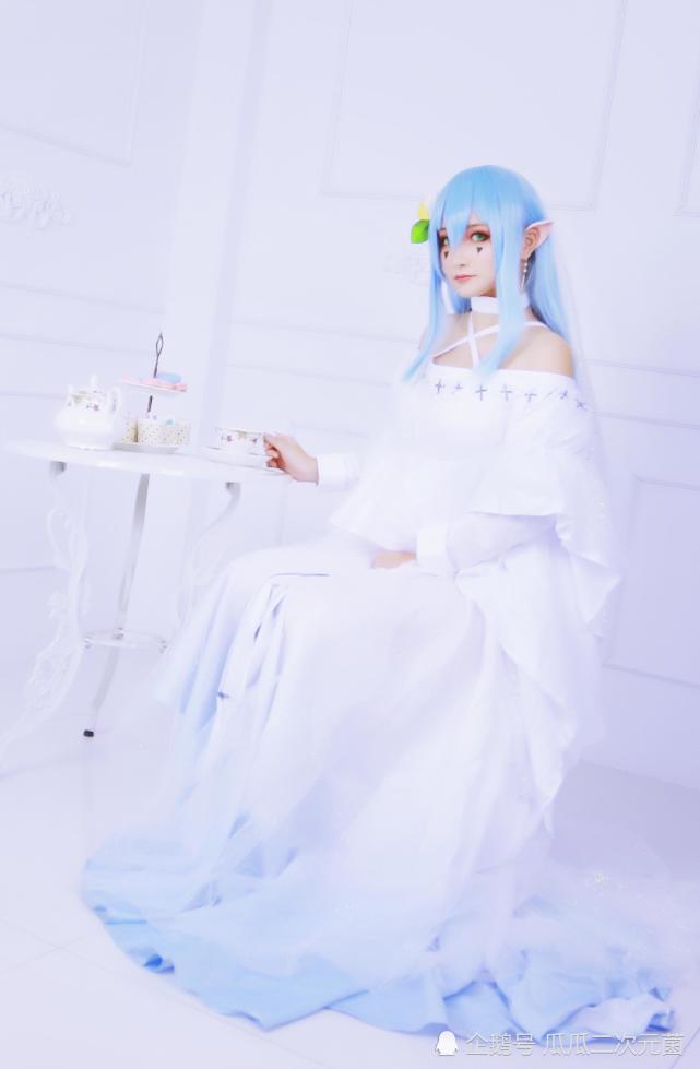 cosplay欣赏丨凹凸世界之玫瑰战争·安莉洁丨小心把你变成冰雕哦!