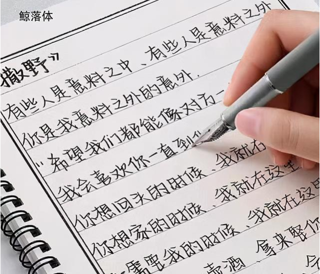 高中女生的"鲸落字体"火了,字迹唯美娟秀,比奶酪体还