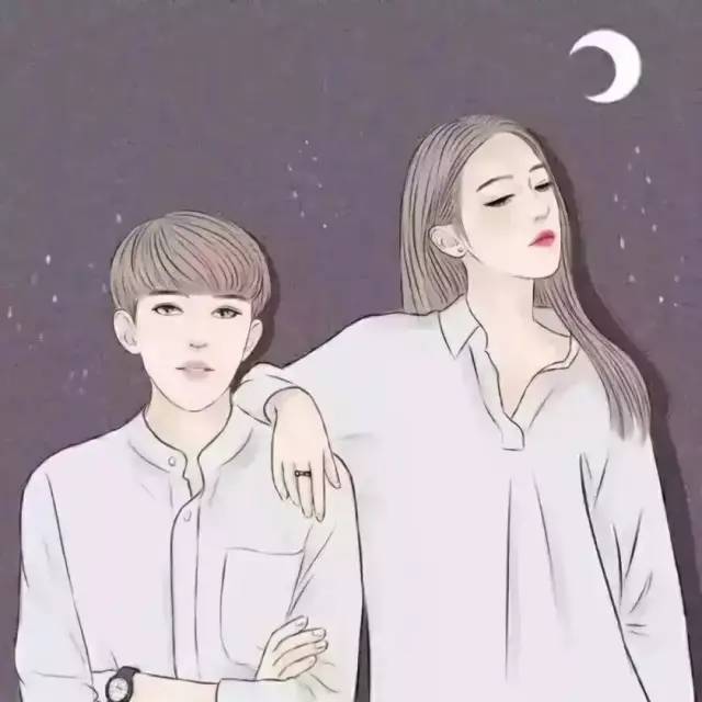 怦然心动的情侣头像