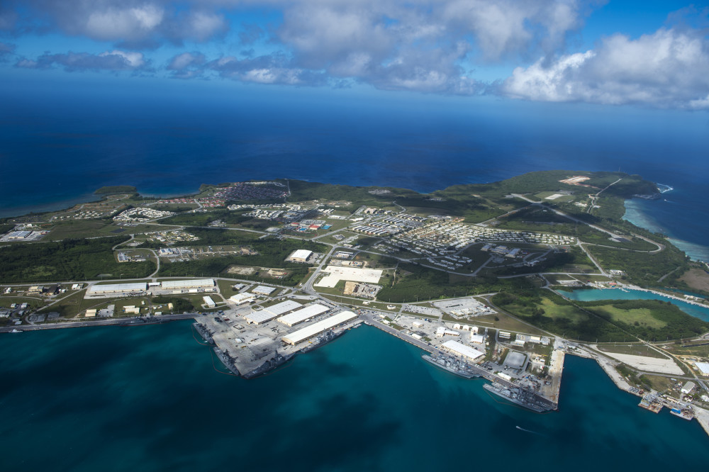 位于关岛的美国海军基地.图源:美军网站