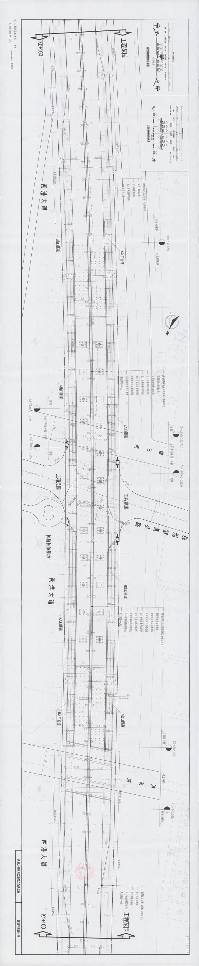 道路红线宽60米,这条城市快速路规划正在公示