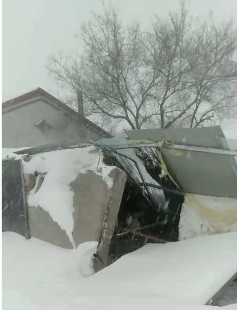 通辽遭暴雪:我出爱心你出力 一起铲雪度难关