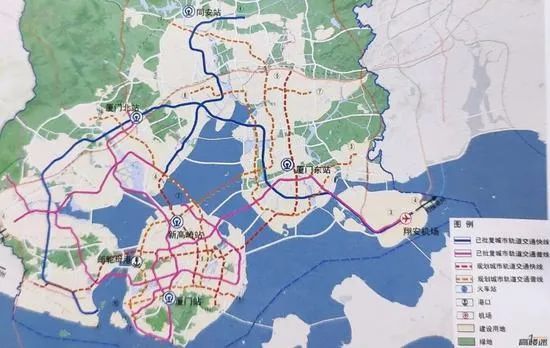 爆到2035年厦门将有12条地铁线