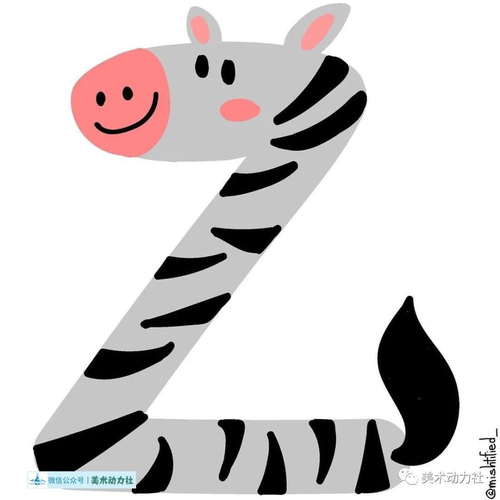 26个英文字母的惊奇创意—每张都是一只可爱的动物,你能认出他们吗