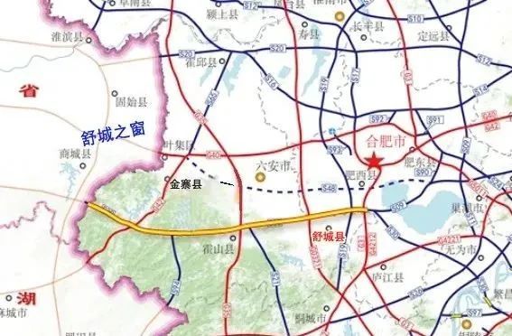 宣商高速六安段走向图舒城之窗此前曾报道:根据可研报告推荐方案,经过