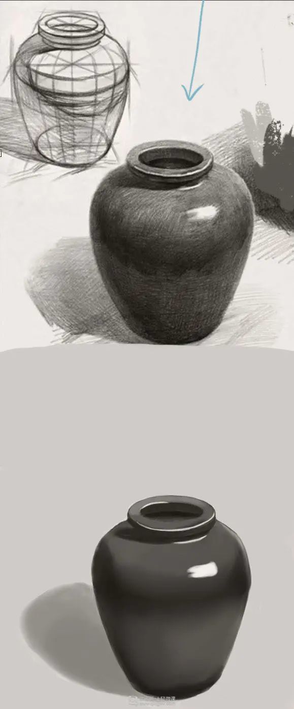 素描罐子不知道怎么画?老师把绘画秘籍都整理好了!速领