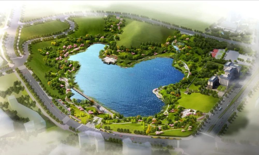 低碳环保的铜鼓湖湿地公园