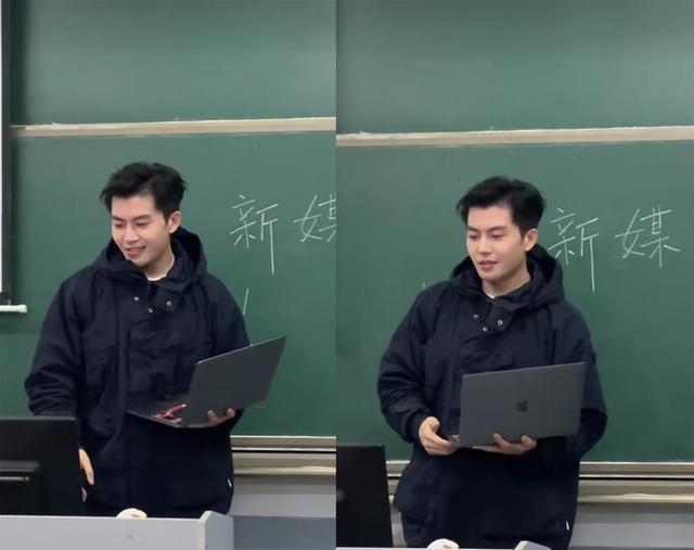 湖南一高校男教师走红网络